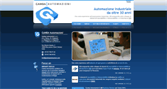 Desktop Screenshot of gambaautomazioni.com